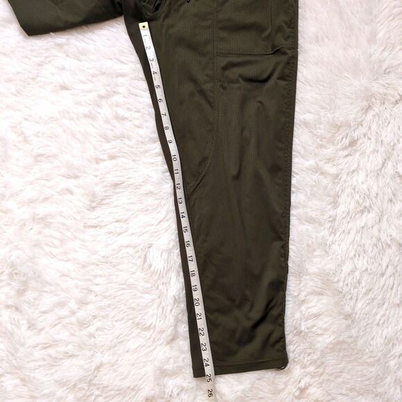 Lululemon Dance Studio Crop 25" Dark Olive Women's Size 8 - Picture 10 of 11